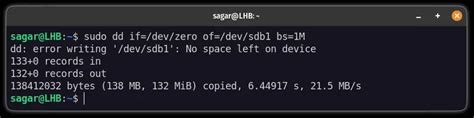 zero out drive linux